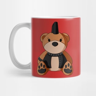 Punk Boy Teddy Bear Mug